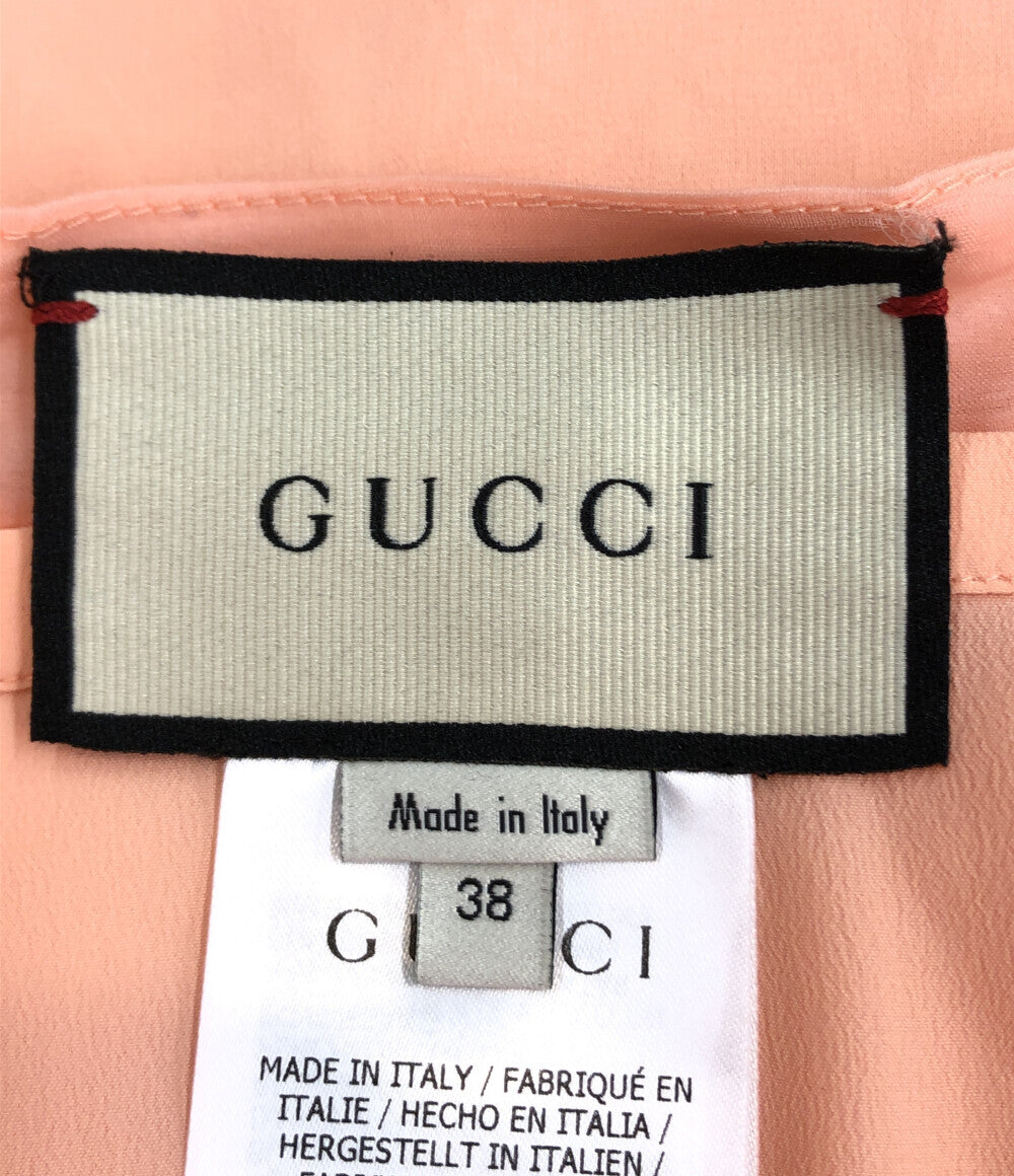 グッチ 美品 スリットシースルーロングスカート     616096 ZHS22 レディース SIZE 38 (S) GUCCI