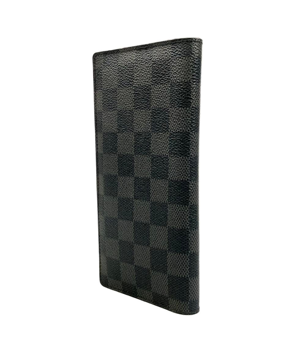 LOUIS VUITTON 長財布 ポルトフォイユ ブラザ ダミエ グラフィット LOUIS VUITTON 長財布 ポルトフォイユ ブラザ ダミエ グラフィット