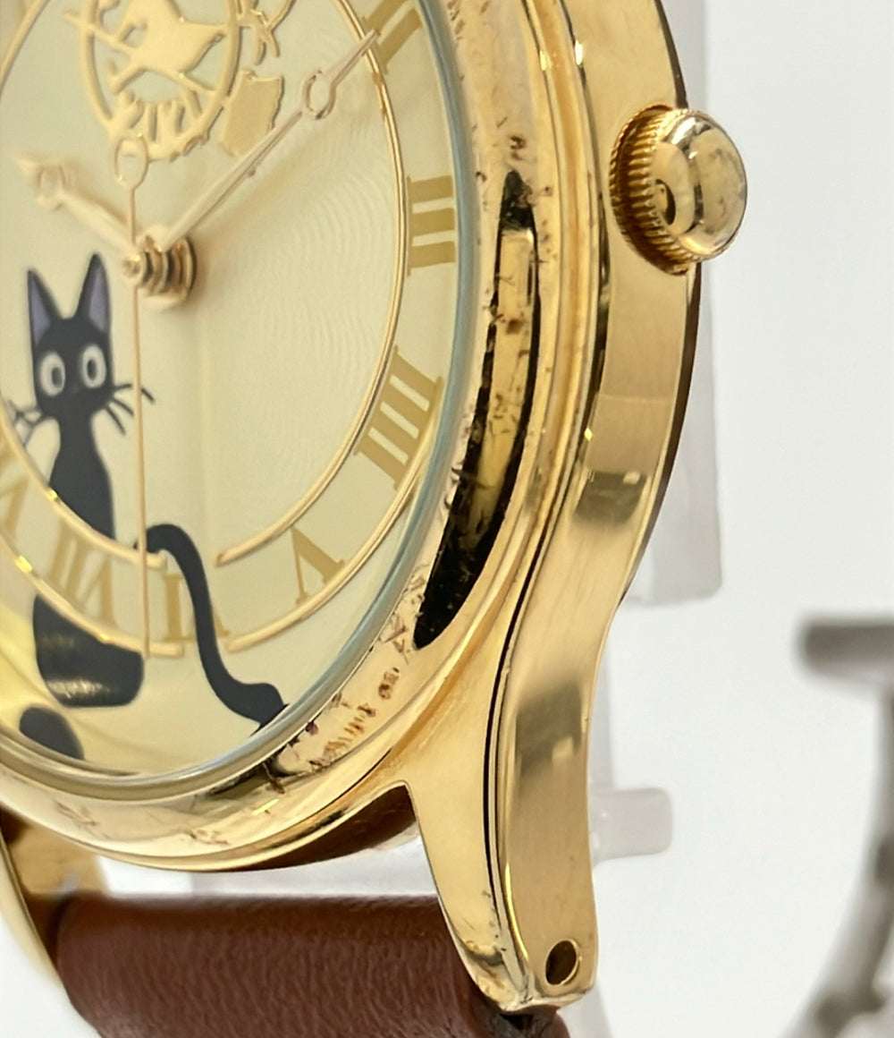 SEIKO 腕時計 魔女の宅急便 ジジ アルバ クオーツ ゴールド VJ21-KM20 レディース セイコー