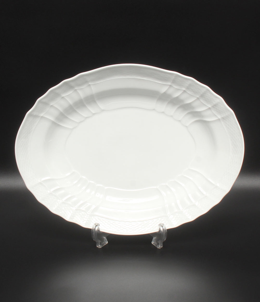 ▼Richard Ginori ベッキオホワイト オーバルプラター　プレート Richard Ginori オーバルプラター 大皿 34cm ベッキオホワイト