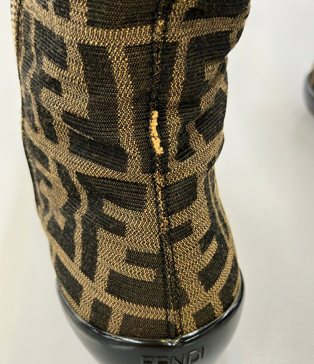 FENDI ロングブーツ ズッカ柄 レディース SIZE 36 (23cm) フェンディ