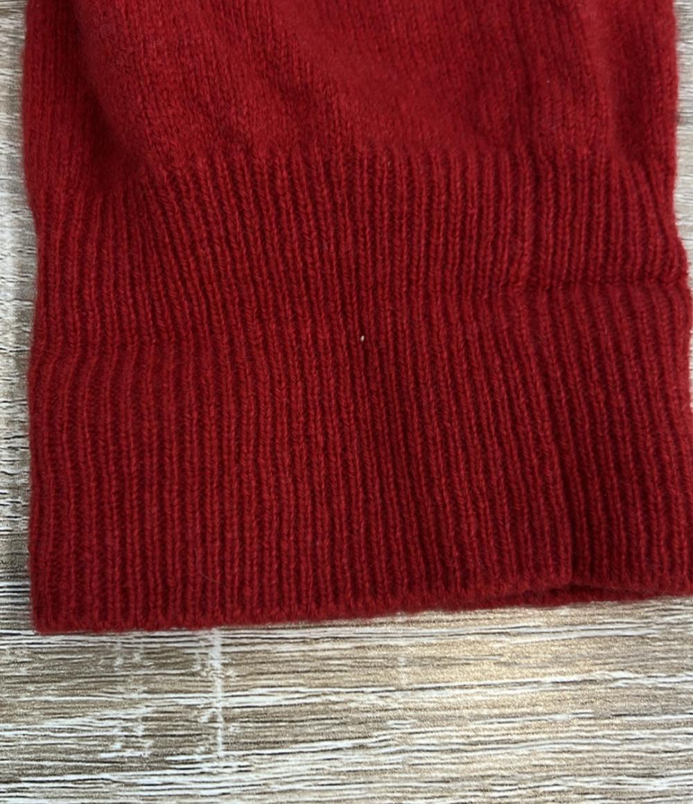PLAY COMME des GARCONS 長袖ニット ハートロゴ  Vネック プルオーバー レディース SIZE M プレイコムデギャルソン