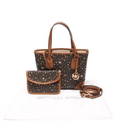 MICHAEL KORS 2WAYハンドバッグ ショルダーバッグ 斜め掛け 肩掛け 星柄 レディース マイケルコース