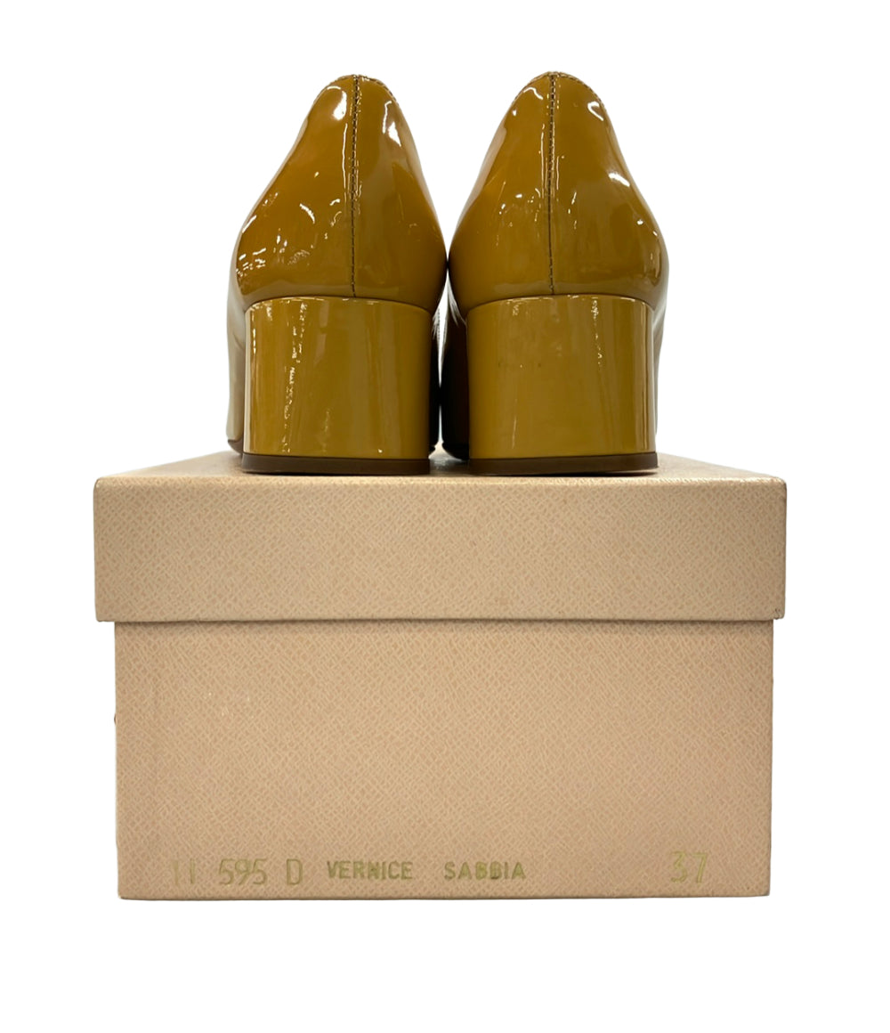 PRADA スクウェアトゥエナメルパンプス レディース SIZE 37 (23.5cm