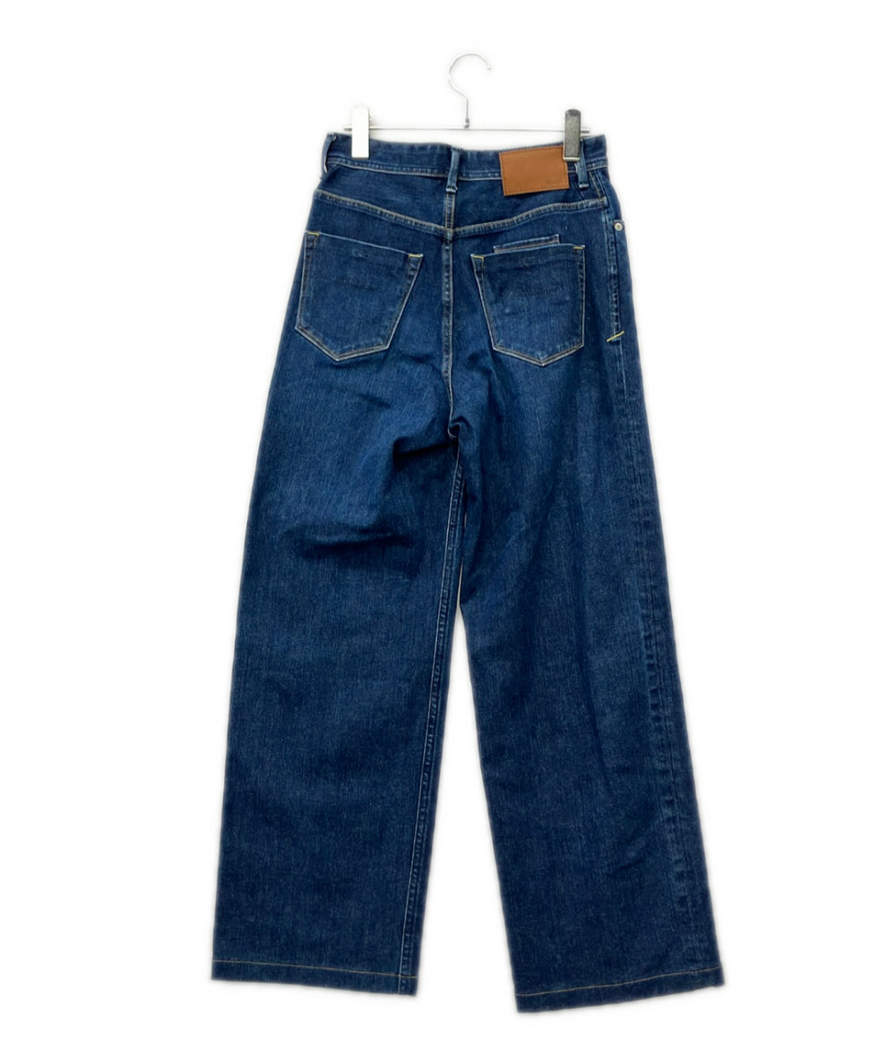 YANUK ワイドストレート デニムパンツ レディース SIZE 26 ヤヌーク