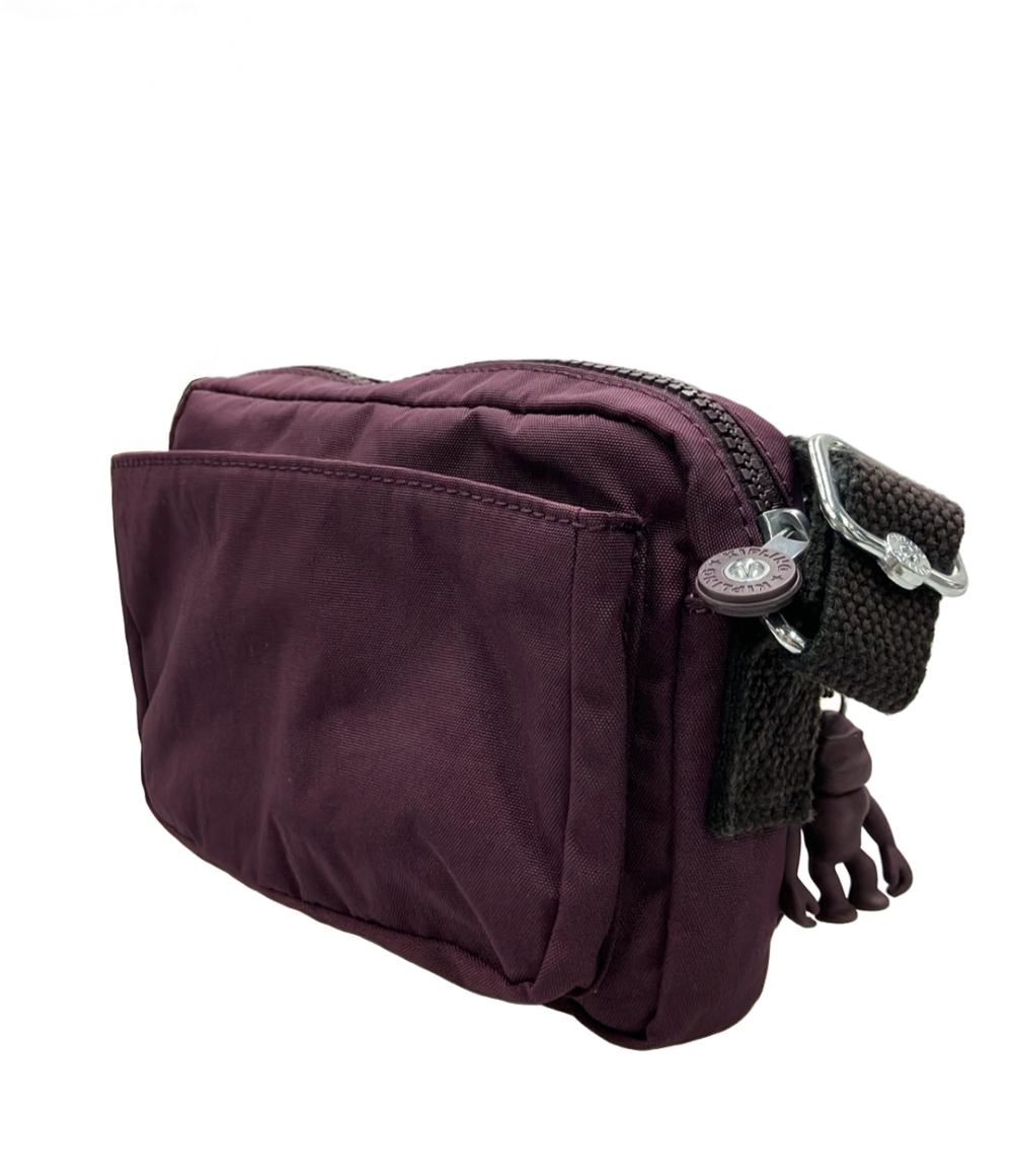 美品 Kipling ショルダーバッグ 斜め掛け ナイロン レディース キプリング