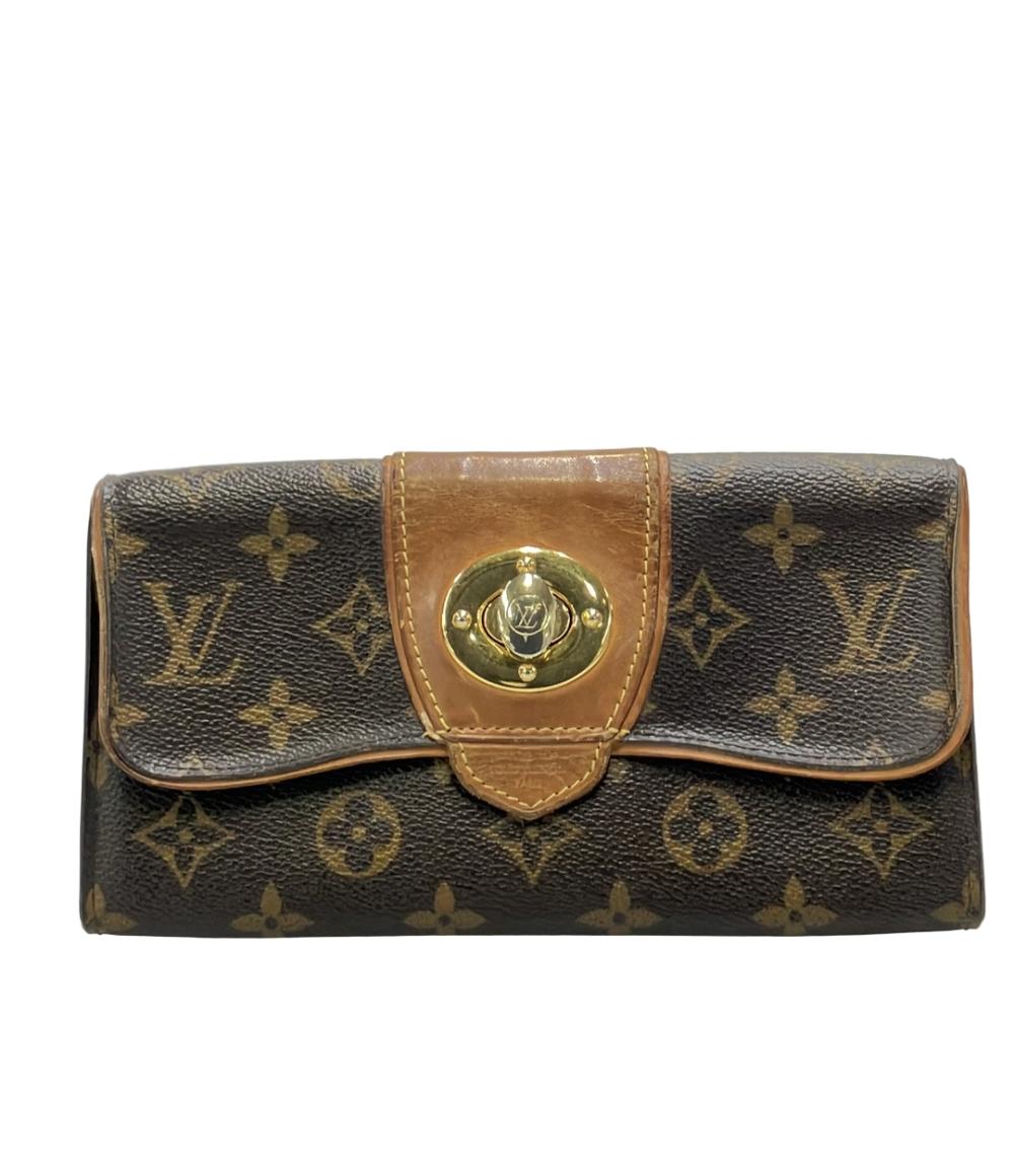 LOUIS VUITTON(ルイヴィトン) 長財布 モノグラム ポルトフォイユボエシ M63220 - イニシャル刻印 LOUIS VUITTON 長財布 ポルトフォイユ ボエシ モノグラム M63220