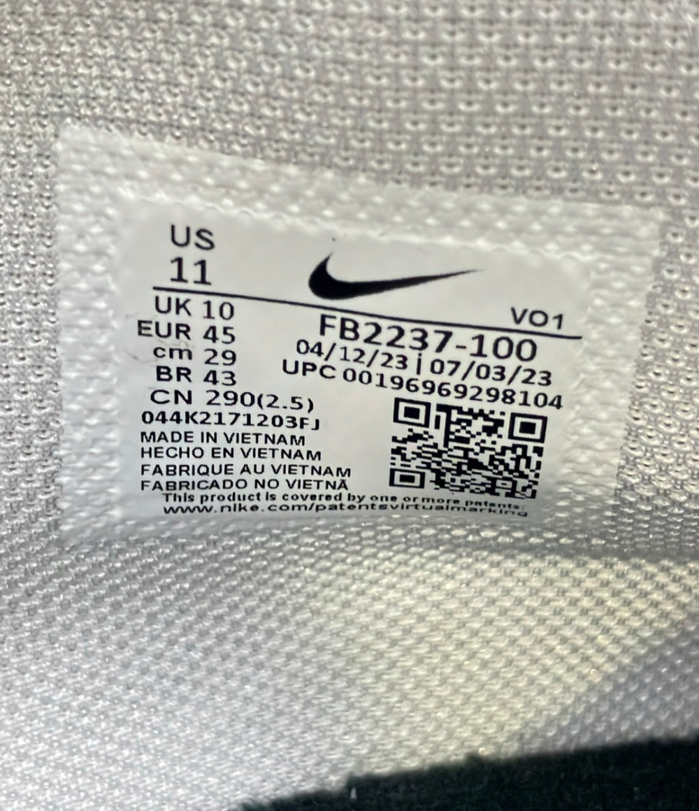 美品 NIKE ミドルカットスニーカー バスケットボールシューズ レブロン ウィットネス 8 EP FB2237-100 メンズ SIZE 29.0 (XL) ナイキ