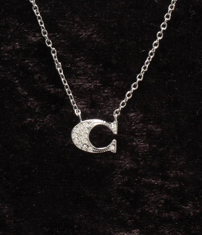 美品 コーチ ネックレス Cロゴ レディース COACH