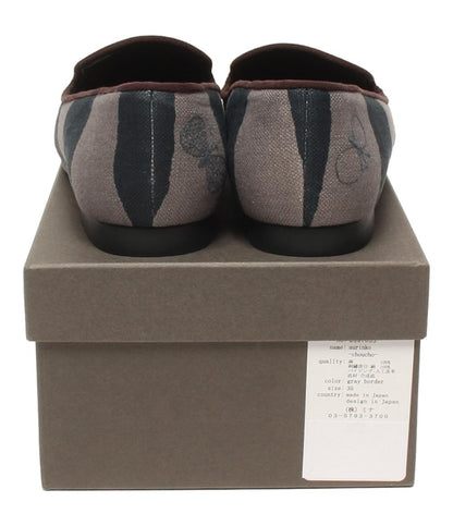 美品 ミナペルホネン フラットシューズ aurinko ads7653 レディース SIZE 22.5 (XS) mina perhonen