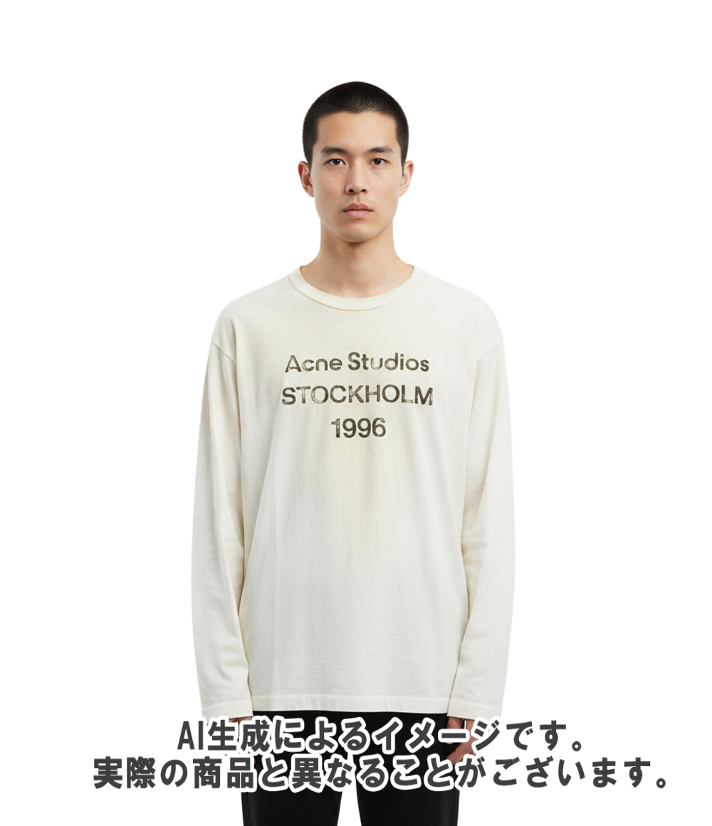 Acne Studios 長袖Tシャツ スプレーヴィンテージ 加工 ロゴ FN-UX-TSHI000016 メンズ SIZE M アクネ ストゥディオズ