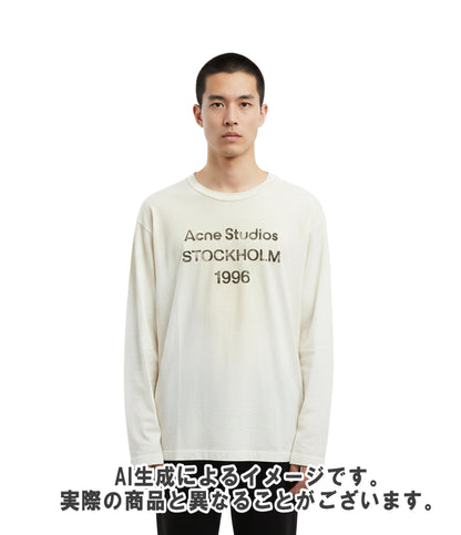 Acne Studios 長袖Tシャツ スプレーヴィンテージ 加工 ロゴ FN-UX-TSHI000016 メンズ SIZE M アクネ ストゥディオズ