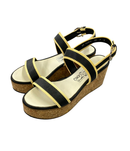 Salvatore Ferragamo ウェッジソールサンダル レディース SIZE 7 (24.5cm) サルヴァトーレフェラガモ