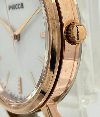 CITIZEN 腕時計 wicca ウィッカ ソーラー ホワイト E031-R011893 レディース シチズン