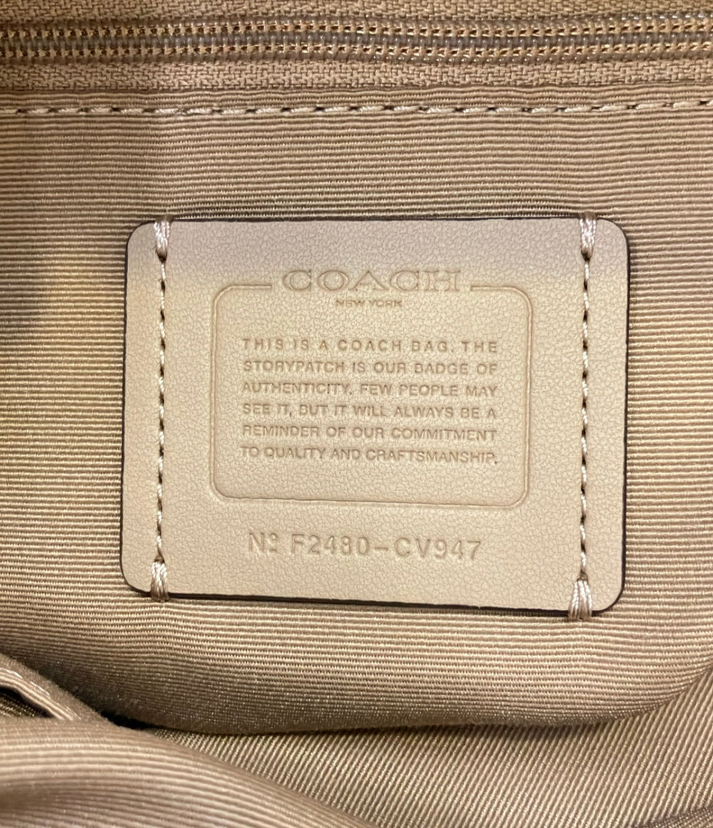 COACH トートバッグ 肩掛け 巾着 フェイ ドローストリング CV947 レディース コーチ