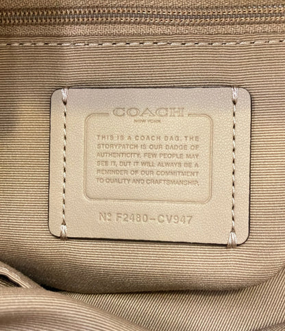 COACH トートバッグ 肩掛け 巾着 フェイ ドローストリング CV947 レディース コーチ