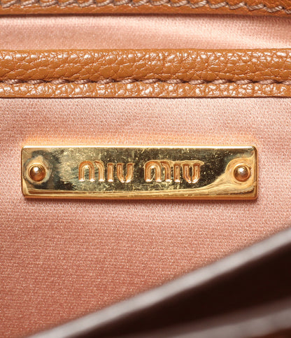 Miu Miu 2WAY ハンドバッグ ショルダーバッグ 斜め掛け レディース ミュウ ミュウ
