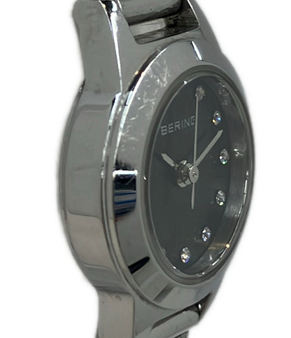 BERING 腕時計 Changes Leather&Mesh クオーツ ブラック 11119-509 レディース ベーリング