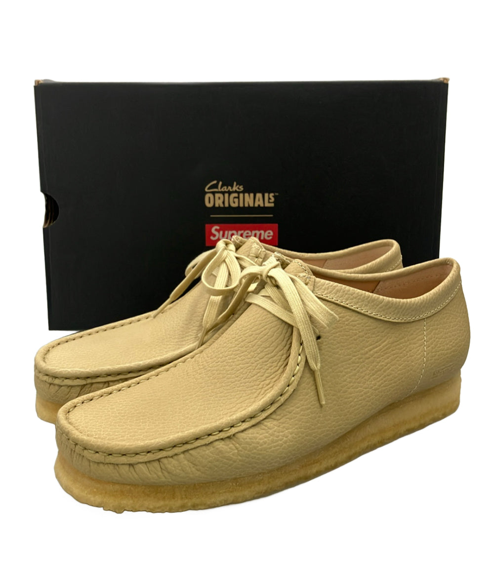 美品 Clarks Supreme ワラビー リフレクティブ ワラビー レザーシューズ 11826 メンズ SIZE UK 8 1/2 クラークス シュプリーム