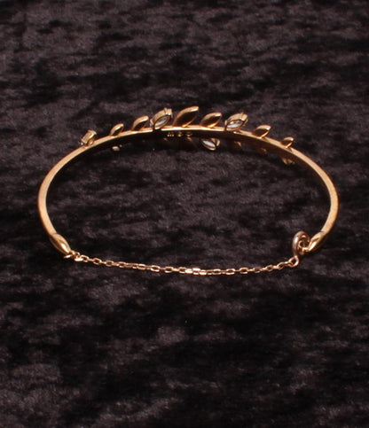 SWAROVSKI バングル リーフモチーフ レディース スワロフスキー