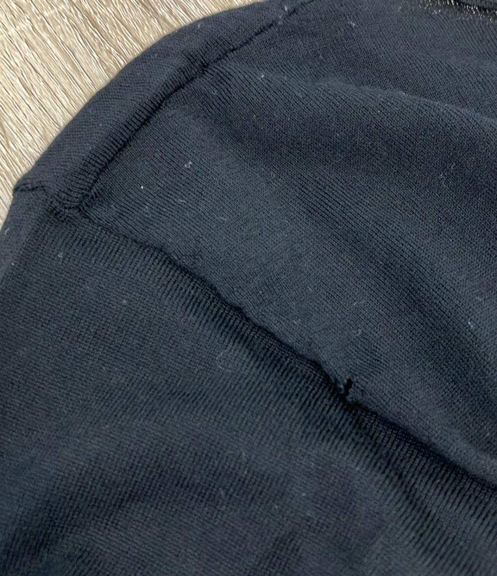 Emilio Pucci 長袖ワンピース ウール100% ゴールドバックル プリーツバスト 31KI60 レディース SIZE S エミリオ・プッチ