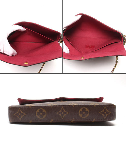 LOUIS VUITTON チェーンショルダーバッグ チェーンウォレットバッグ 斜め掛け ポシェット フェリシー モノグラム M81896 レディース ルイ・ヴィトン