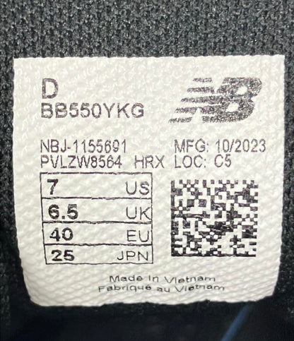 ニューバランス ローカットスニーカー BB550YKG レディース SIZE 25.0 (XL) NEW BALANCE