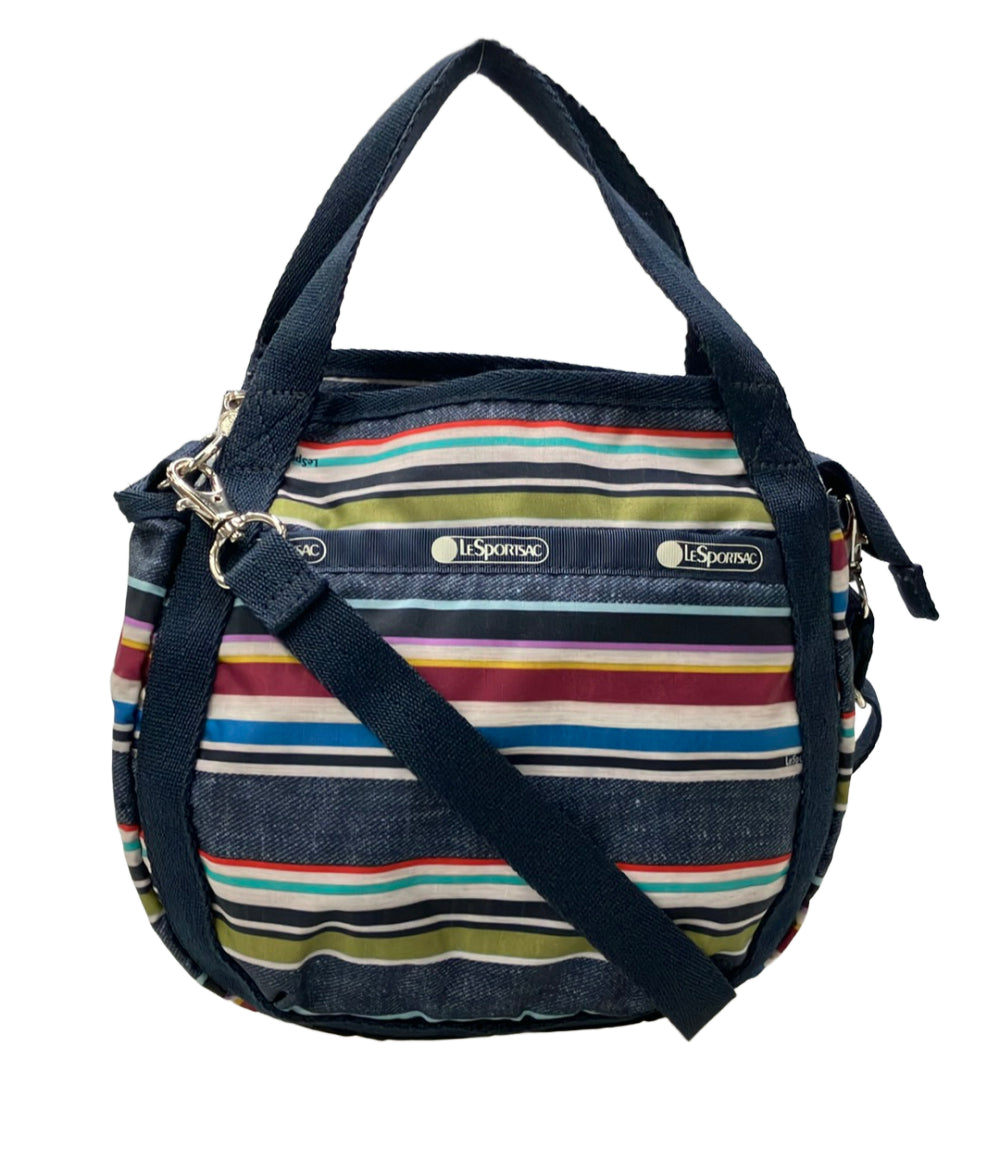 美品 LeSportsac ハンドバッグ ショルダーバッグ 2WAY 斜め掛け レディース レスポートサック