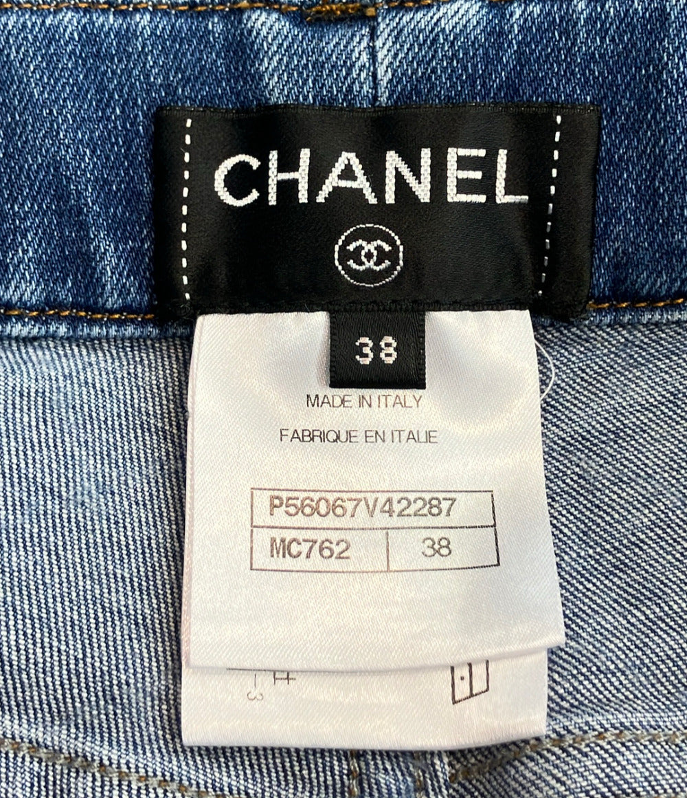 CHANEL デニムパンツ P56067V42287 レディース SIZE 38 シャネル