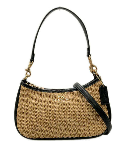 コーチ 2WAY ハンドバッグ ショルダーバッグ 斜め掛け テリ ストロー CAL90 レディース COACH