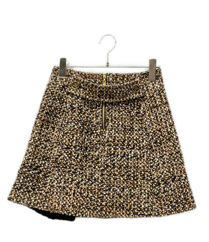 LOUIS VUITTON ツイード ミニスカート RW202W XFF FJSK05 レディース SIZE 34 (S) ルイ・ヴィトン