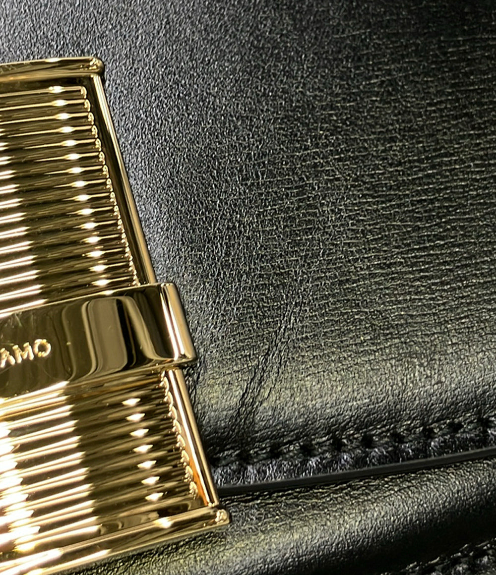 FERRAGAMO 2way チェーンショルダーバッグ 肩掛け 斜め掛け レディース フェラガモ
