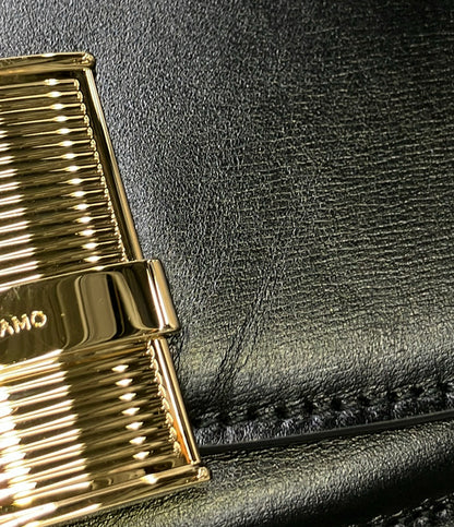 FERRAGAMO 2way チェーンショルダーバッグ 肩掛け 斜め掛け レディース フェラガモ