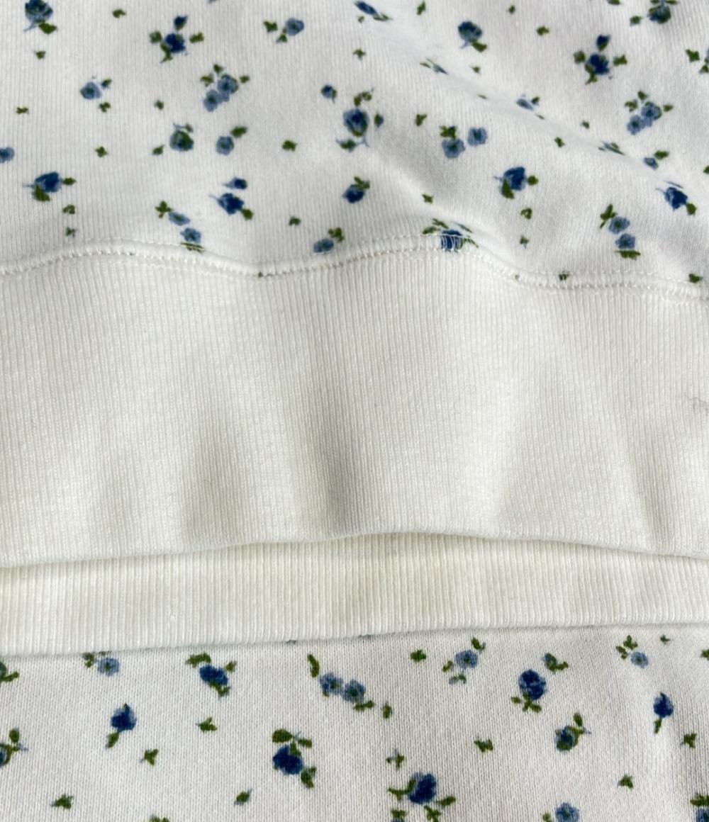 セブンテンバイミホカワヒト 長袖 コードモノグラムスウェットトップス 小花柄 レディース SIZE M SEVEN TEN by MIHO KAWAHITO SEVEN TEN by MIHO KAWAHITO 長袖 コードモノグラムスウェットトップス