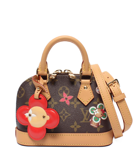 美品 LOUIS VUITTON 2way ハンドバッグ ショルダーバッグ 肩掛け 斜め掛け ナノ・アルマ キャンディ ファクトリー