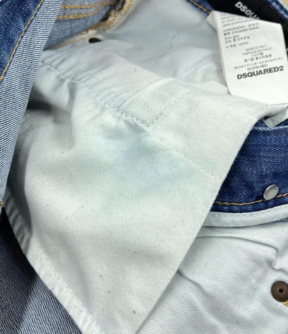 ディースクエアード デニムパンツ ボタンフライ スキニー メンズ SIZE 44 (M) DSQUARED2