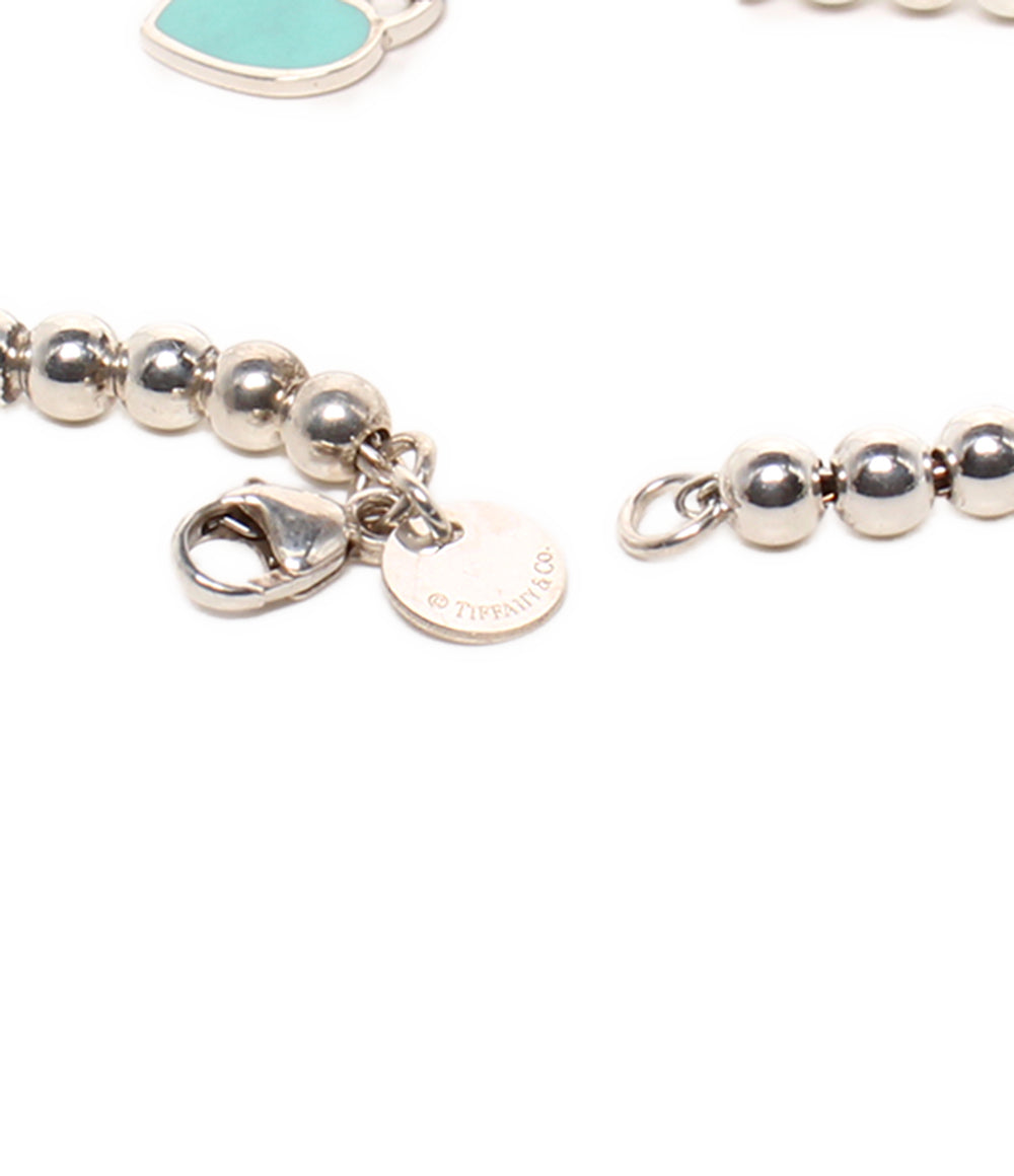 Tiffany & Co. ブレスレット SV925 リターントゥティファニー ハートタグ ボールチェーン レディース ティファニー