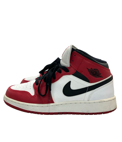 NIKE ミドルカットスニーカー エアジョーダン 1 ミッド GS 554725-173 レディース SIZE 23.5 ナイキ