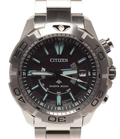 CITIZEN 腕時計 エコドライブ 電波 プロマスターマリン ソーラー ブラック H112-R012479 メンズ シチズン