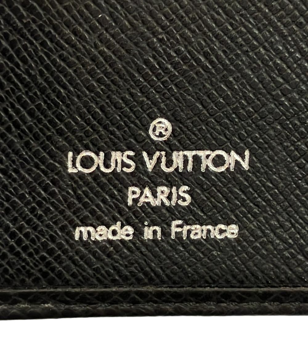 LOUIS VUITTON 二つ折り財布 タイガ ポルトビエ 3カルトクレディ