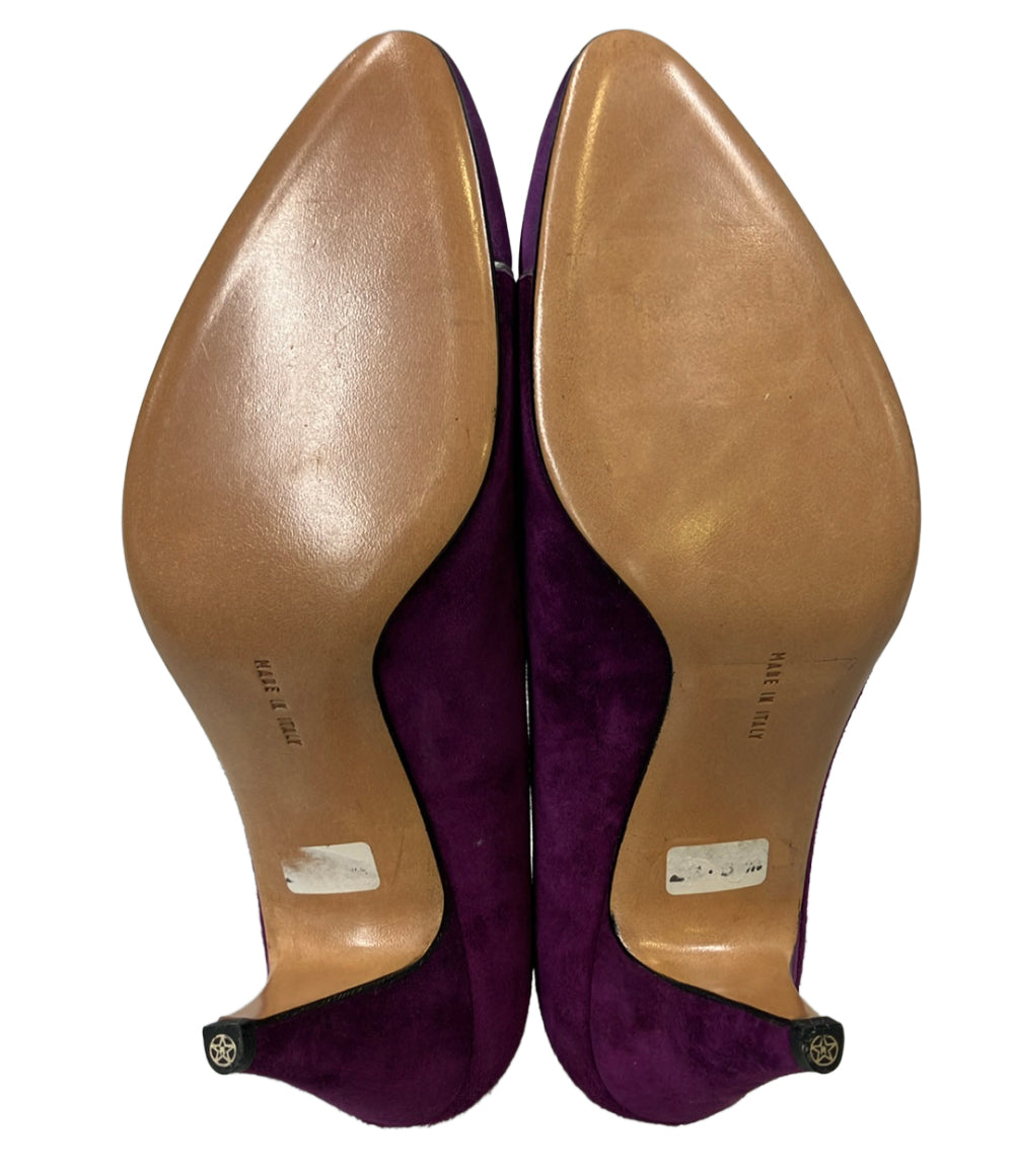 Salvatore Ferragamo スウェードパンプス DF 24146 171 レディース SIZE 8 サルヴァトーレフェラガモ