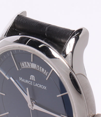 MAURICE LACROIX 腕時計 レ クラシック デイデイト クオーツ ブルー LC1007 メンズ モーリスラクロア