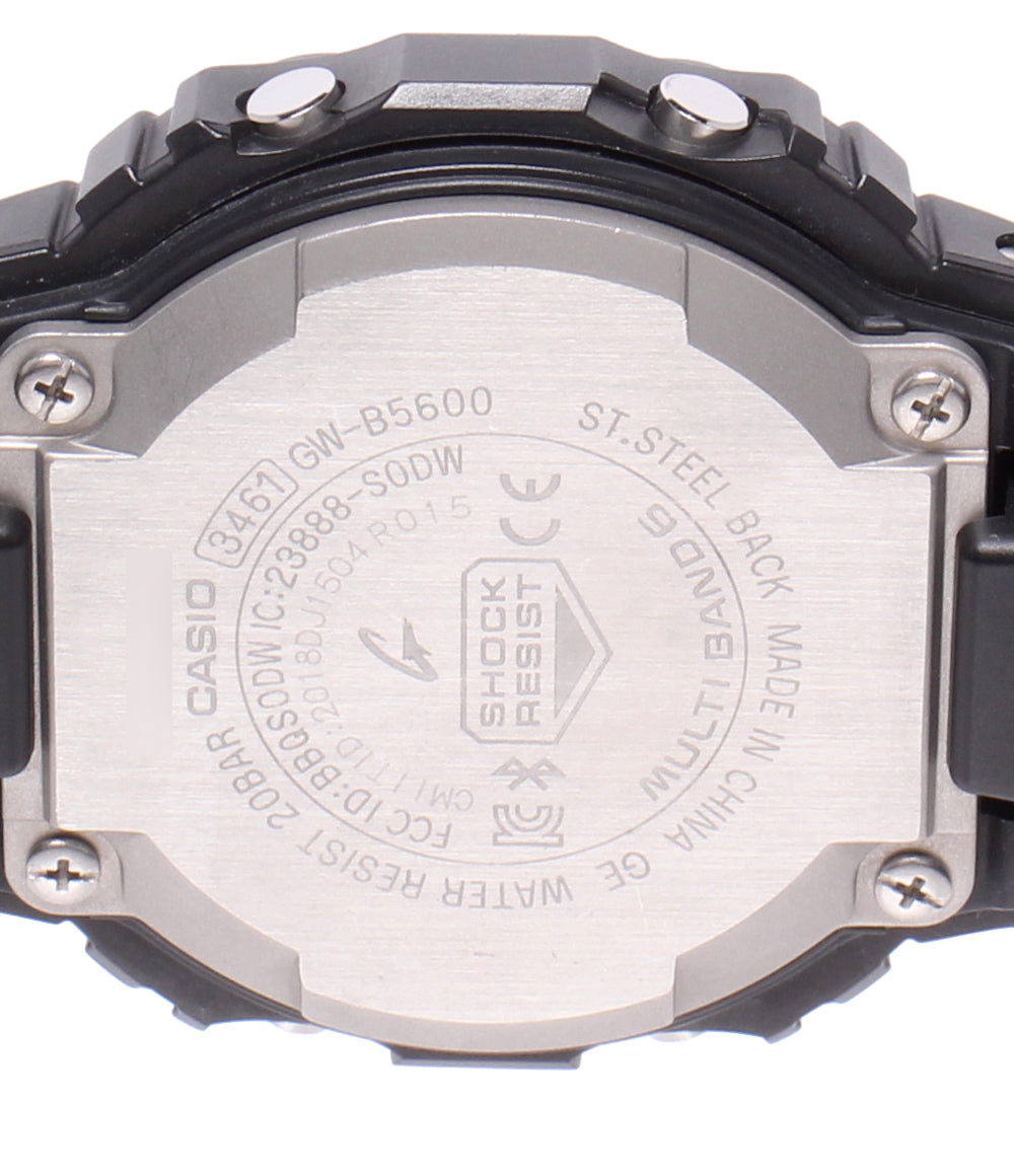 CASIO 腕時計 ブルートゥース搭載 G-SHOCK ソーラー電波 ブラック GW-B5600 メンズ カシオ
