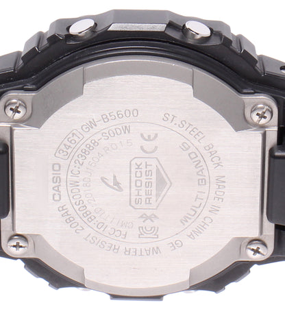 CASIO 腕時計 ブルートゥース搭載 G-SHOCK ソーラー電波 ブラック GW-B5600 メンズ カシオ
