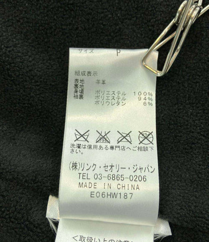 HELMUT LANG レザージャケット ブルゾン シープスキン フーディ ライダース 16-5304151 レディース SIZE P (XS) ヘルムートラング