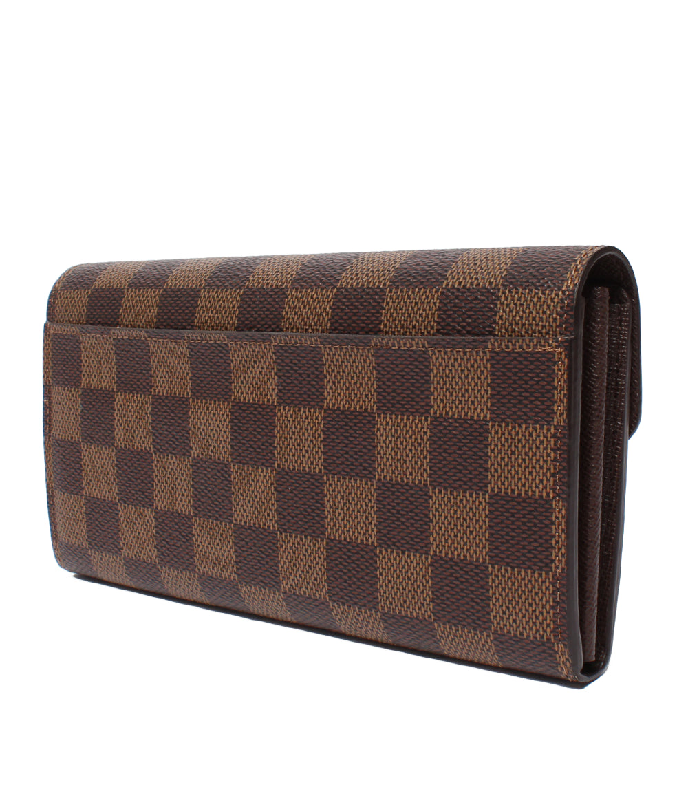 LOUIS VUITTON 長財布 ポルトフォイユサラ ダミエ N63209 レディース メンズ ルイ・ヴィトン