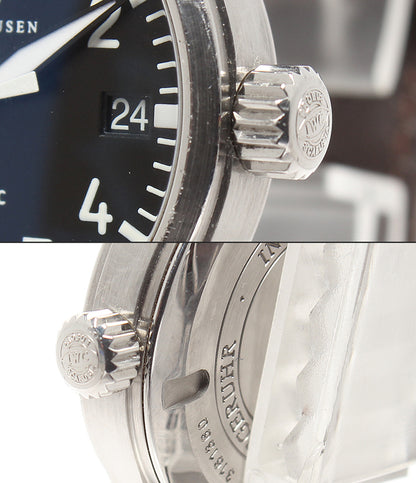 IWC SCHAFFHAUSEN 腕時計 パイロットウォッチ ミッドサイズ 自動巻き ブラック IW325604 メンズ アイダブリューシー シャフハウゼン