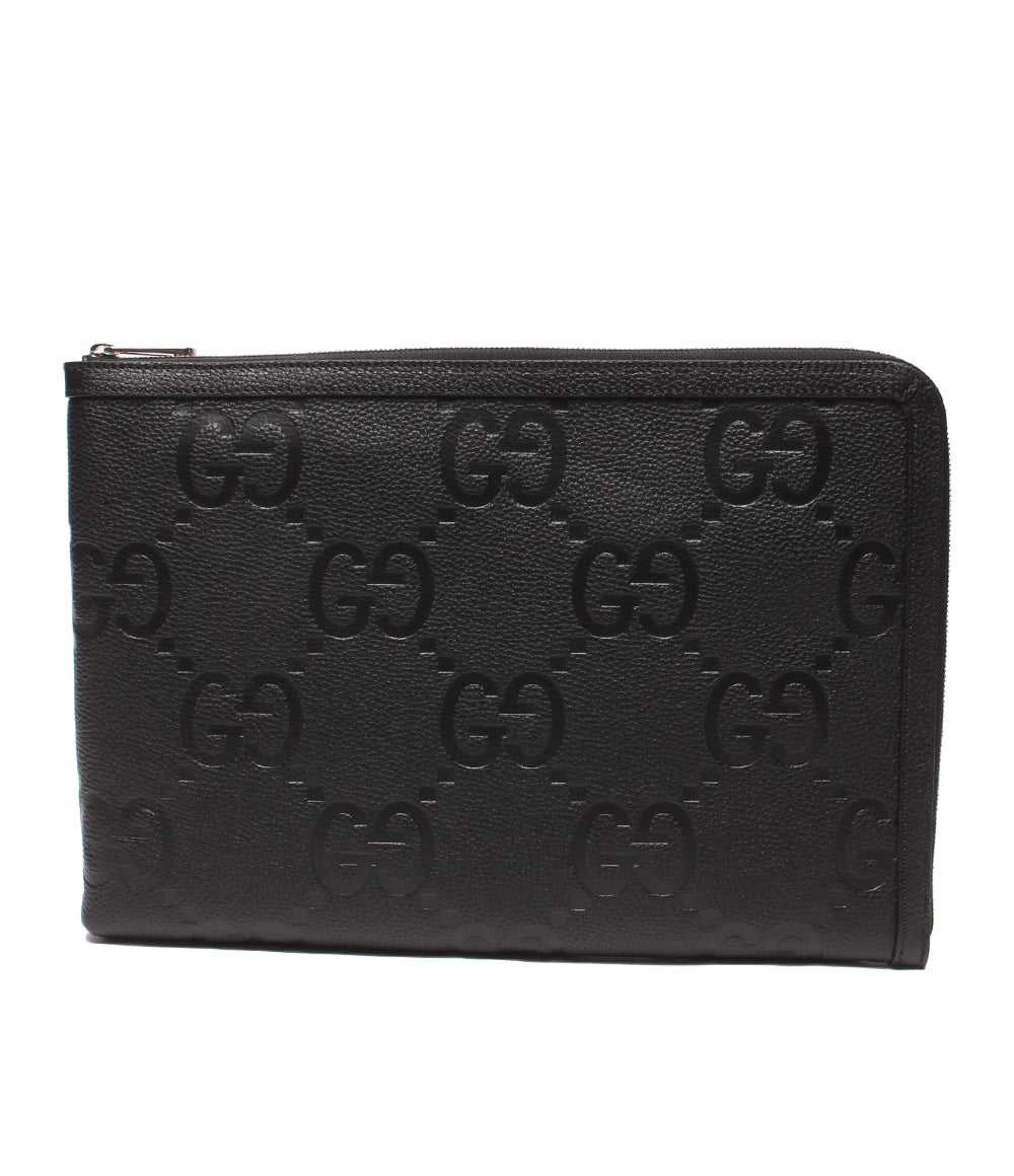 美品 GUCCI クラッチバッグ ジャンボGG 792262 520981 メンズ グッチ