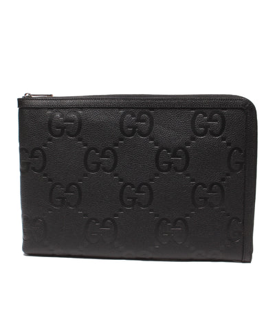 美品 GUCCI クラッチバッグ ジャンボGG 792262 520981 メンズ グッチ