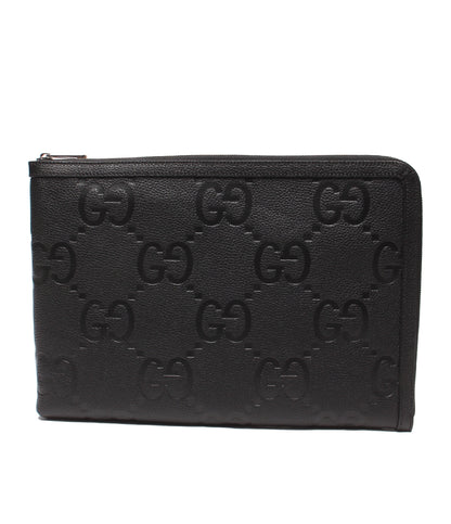 美品 GUCCI クラッチバッグ ジャンボGG 792262 520981 メンズ グッチ